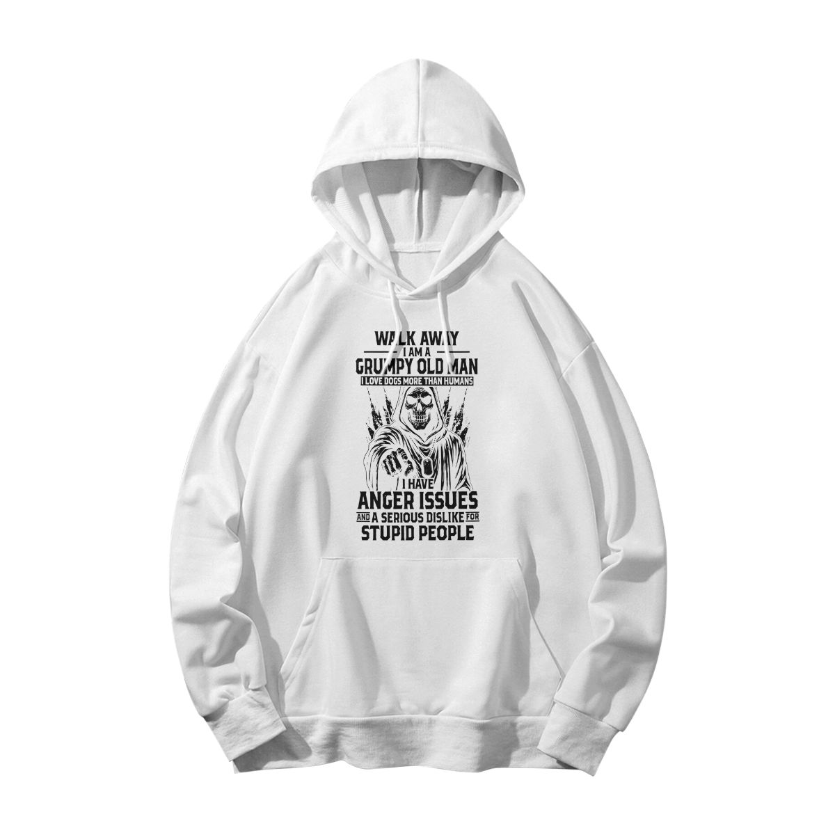 Grumpy Old Man Shirt Funny Skull Tee – Sarcastic Humor Graphic T-Shirt