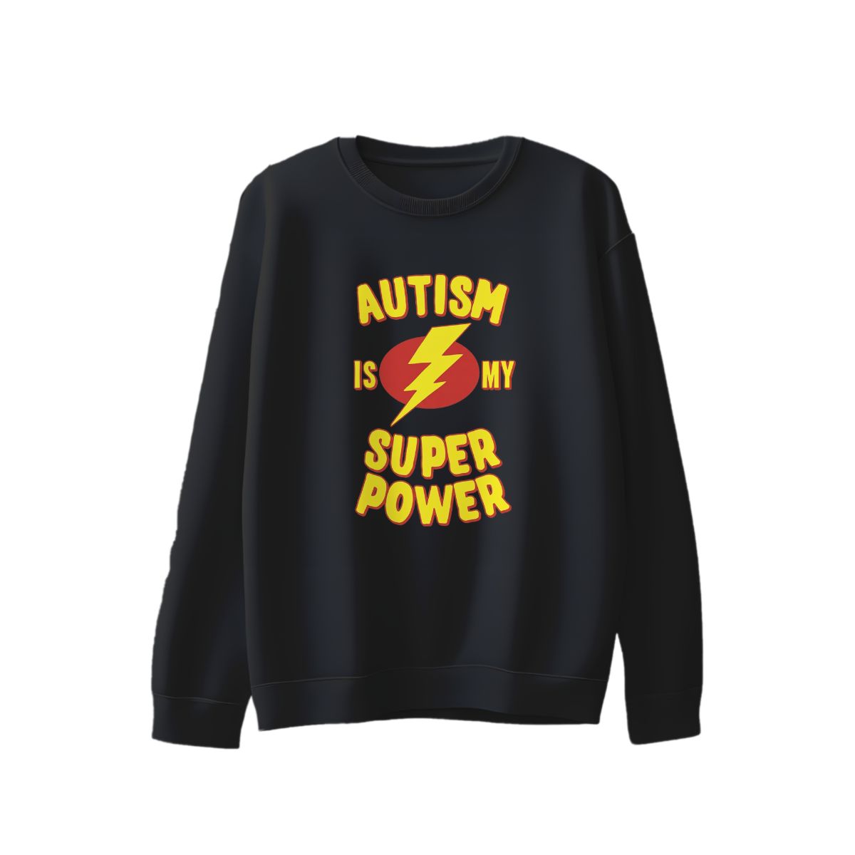 Autism Is My Superpower T-Shirt – Awareness Graphic Tee with Lightning Bolt