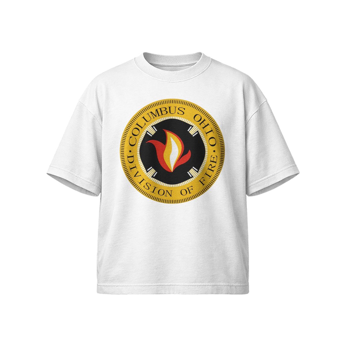 Columbus Fire Department T-Shirt – Vintage Firefighter Pride Graphic Tee