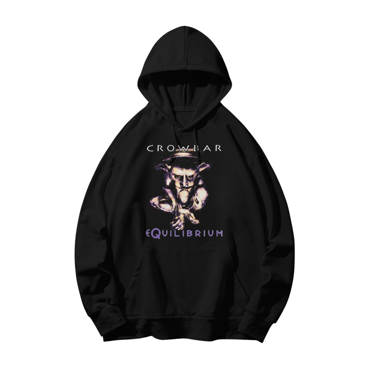 Crowbar Equilibrium Graphic T-Shirt – Heavy Metal Vintage Band Style Tee