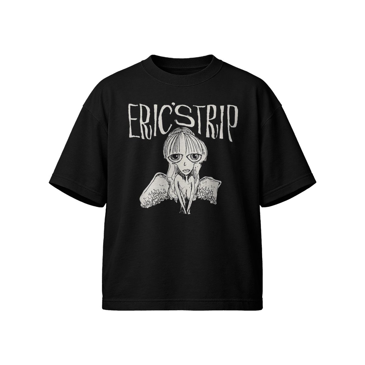Eric’s Strip Graphic T-Shirt – Abstract Dark Art Vintage Style Tee