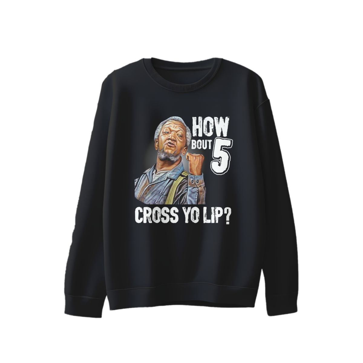 Funny Meme T-Shirt "How Bout 5 Cross Yo Lip" – Vintage Humor Graphic Tee