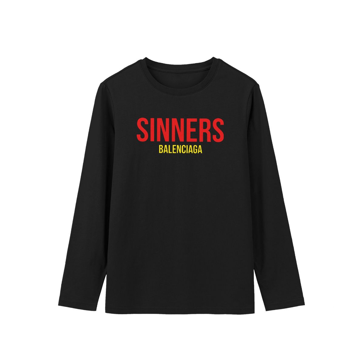 Balenciaga Sinners Oversized T-Shirt Red Graphic Tee Streetwear Parody