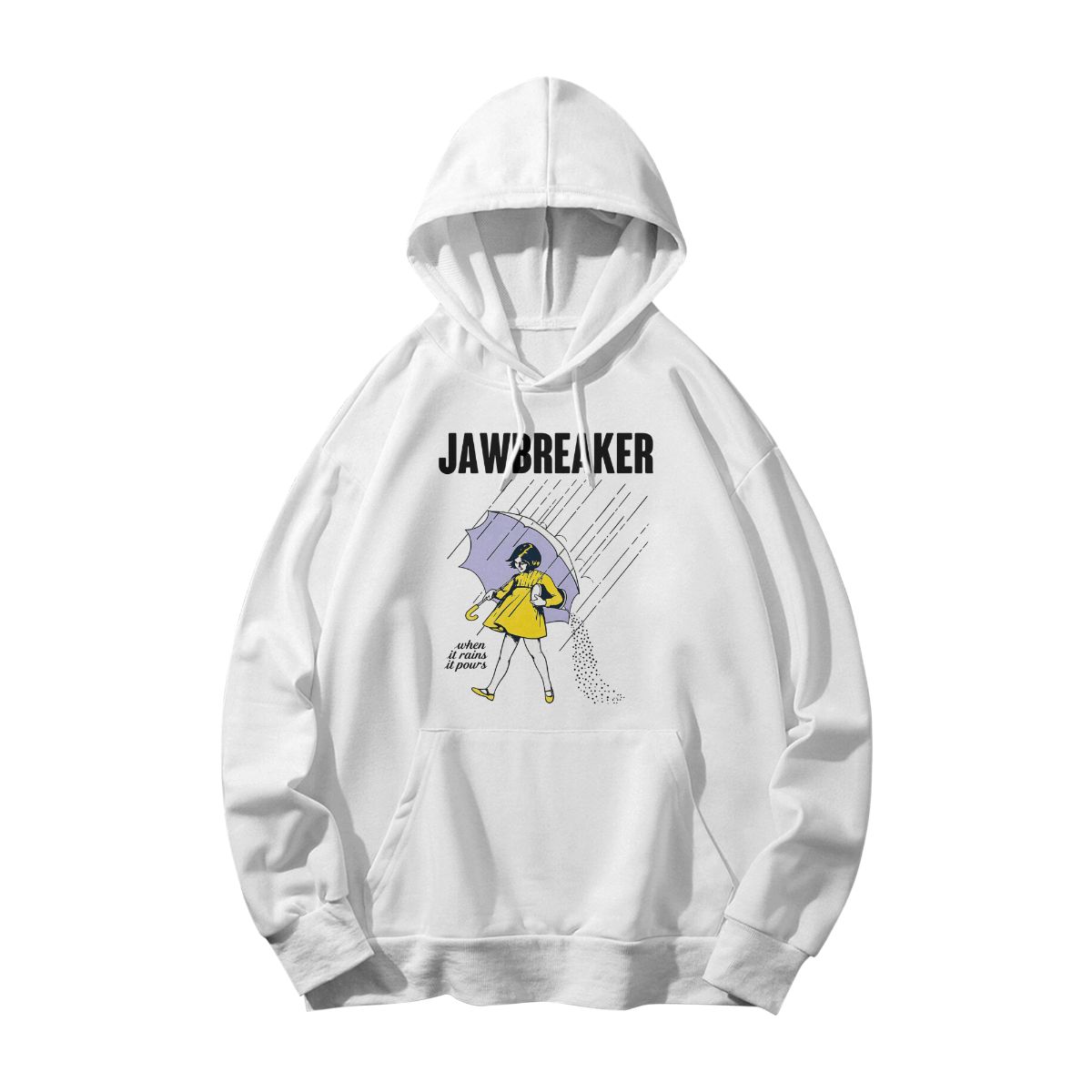 Jawbreaker Rain Girl T-Shirt – Vintage Grunge “When It Rains It Pours” Graphic Tee