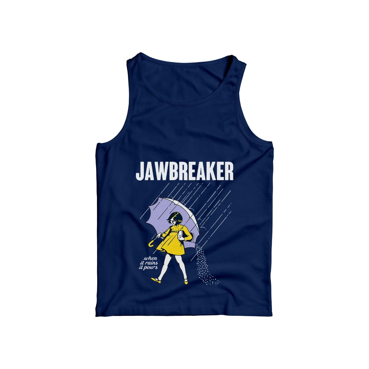 Jawbreaker Rain Girl T-Shirt – Vintage Grunge “When It Rains It Pours” Graphic Tee
