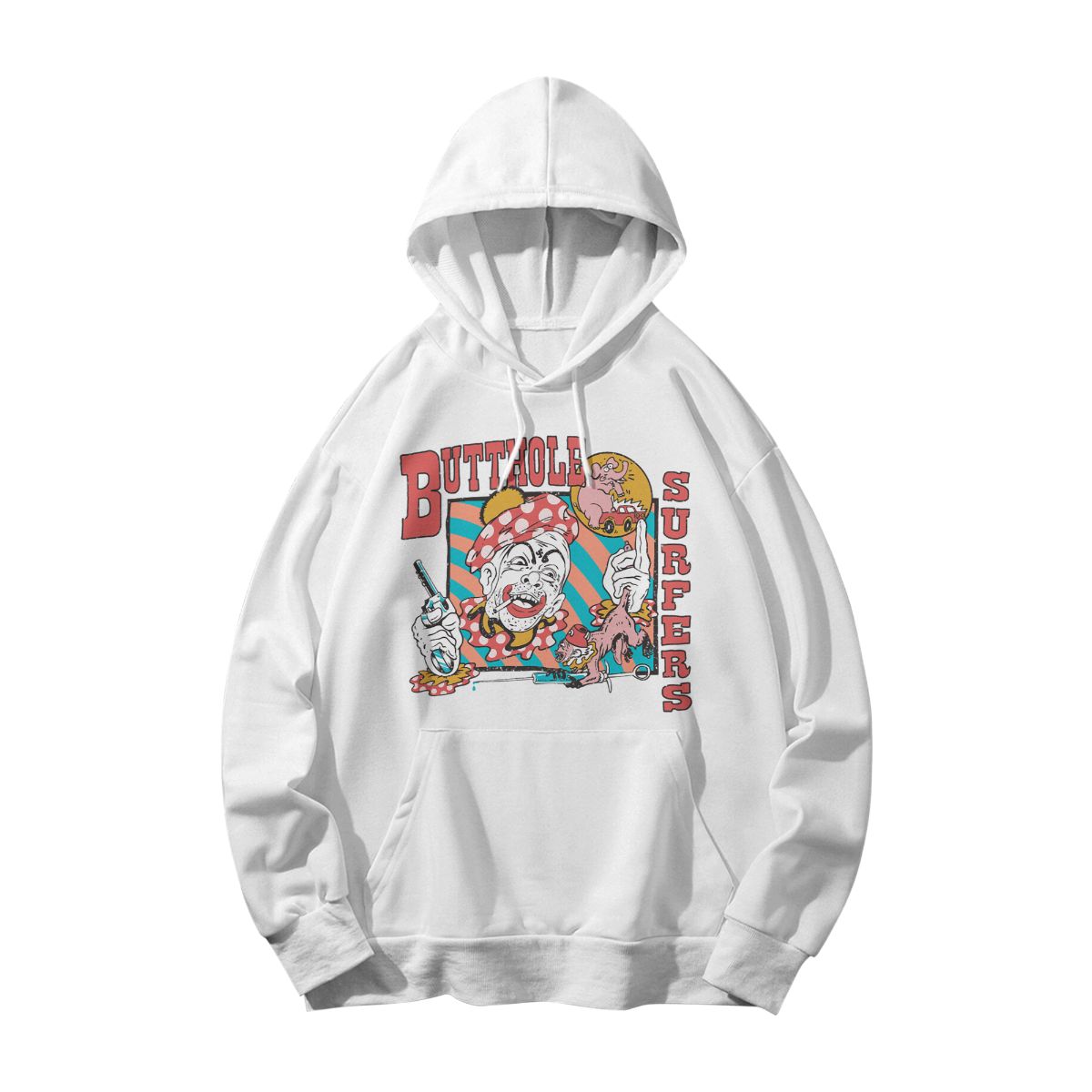 Butthole Surfers Graphic T-Shirt – Vintage Punk Rock Cartoon Art Tee