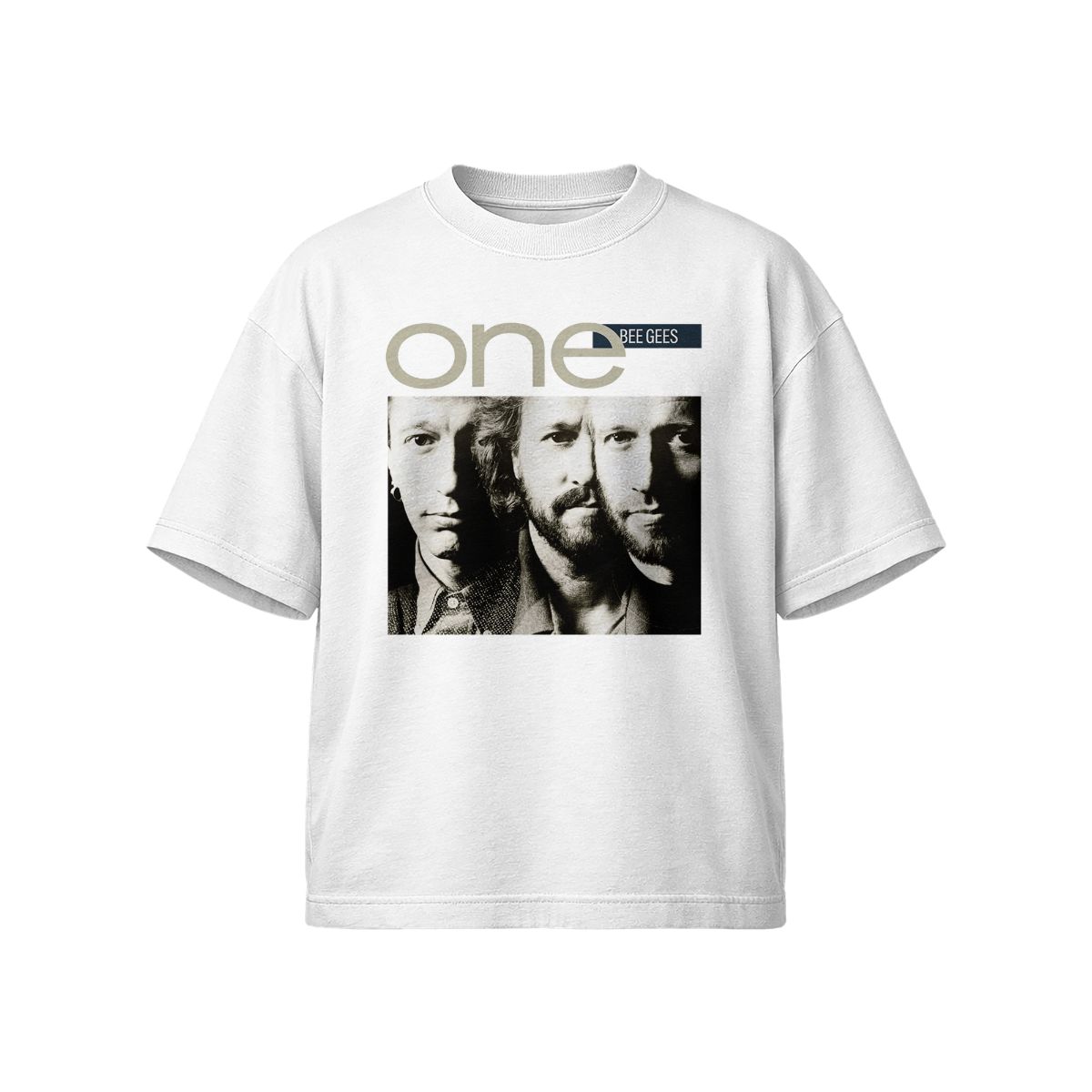 Bee Gees “One” Album T-Shirt – Classic Disco Band Vintage Tee