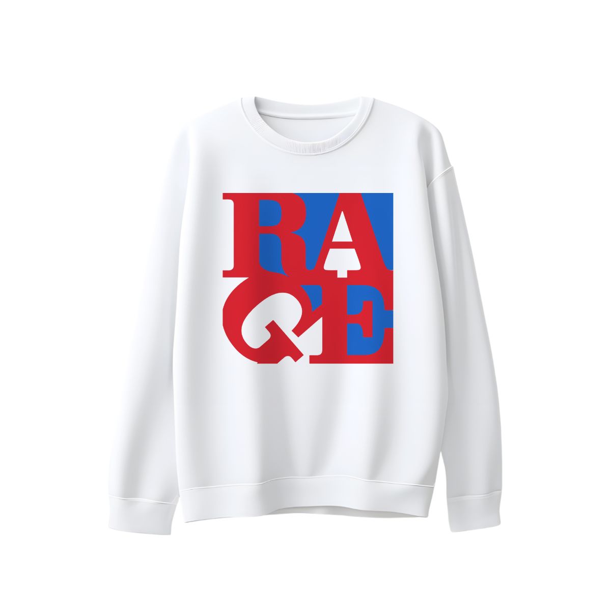 RAGE Bold Graphic T-Shirt – Streetwear Urban Typography Tee