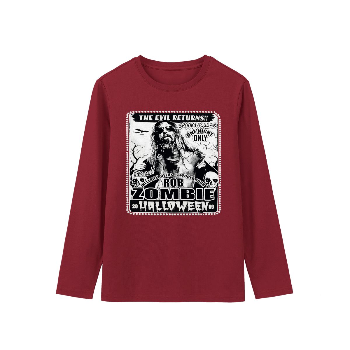 Rob Zombie Halloween Graphic T-Shirt – Vintage Horror Concert Tee