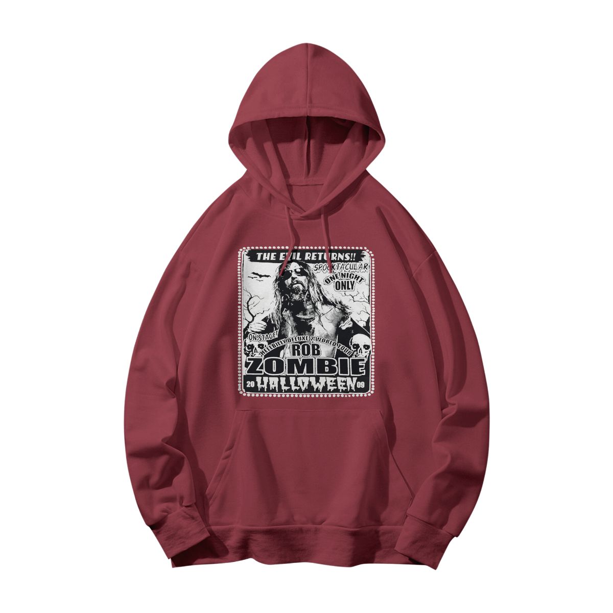 Rob Zombie Halloween Graphic T-Shirt – Vintage Horror Concert Tee