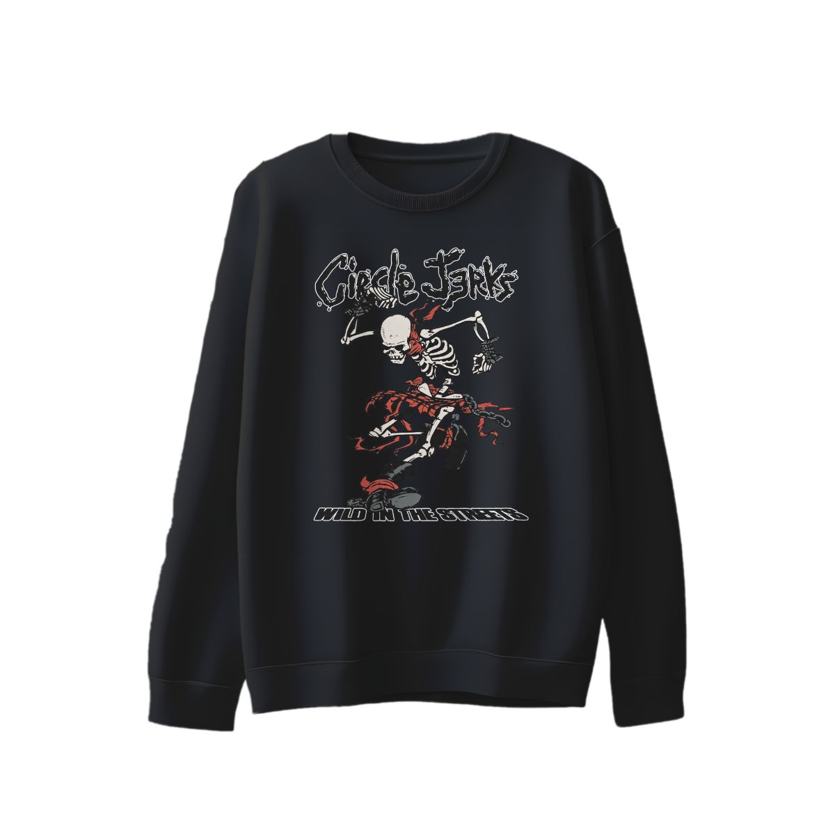 Circle Jerks Skeleton Punk T-Shirt – Wild in the Streets Graphic Tee