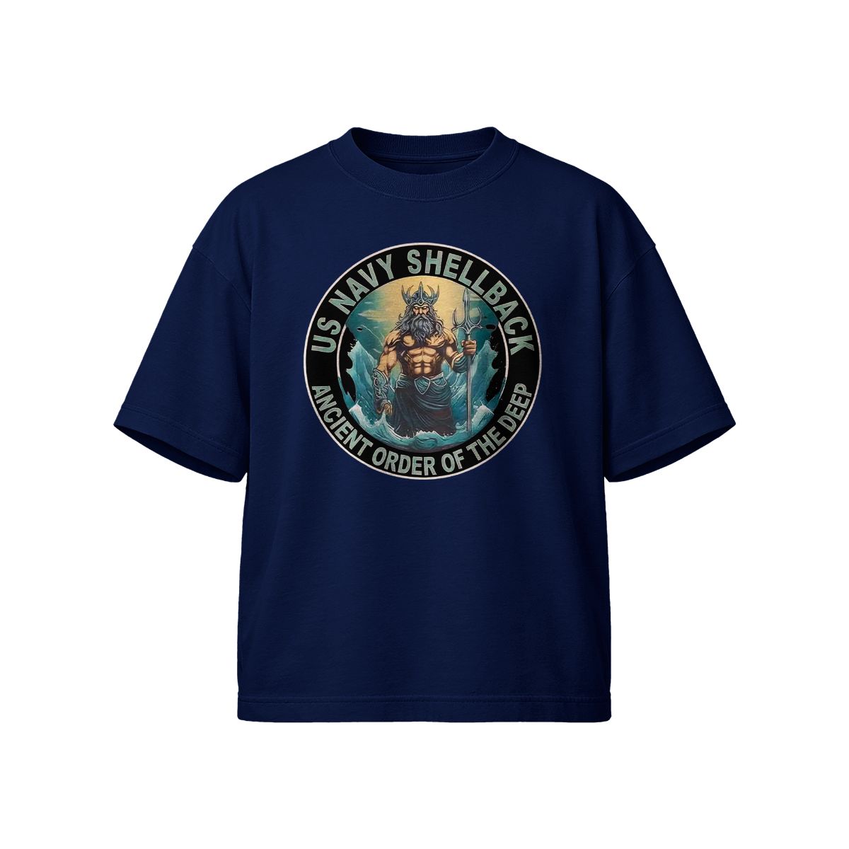 US Navy Shellback Neptune Vintage T-Shirt – Ancient Order of the Deep Tee