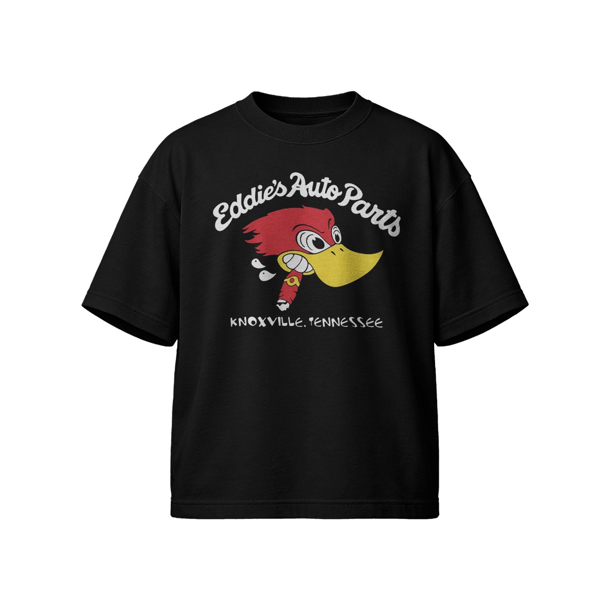 Eddie’s Auto Parts Vintage T-Shirt – Retro Cartoon Streetwear Tee