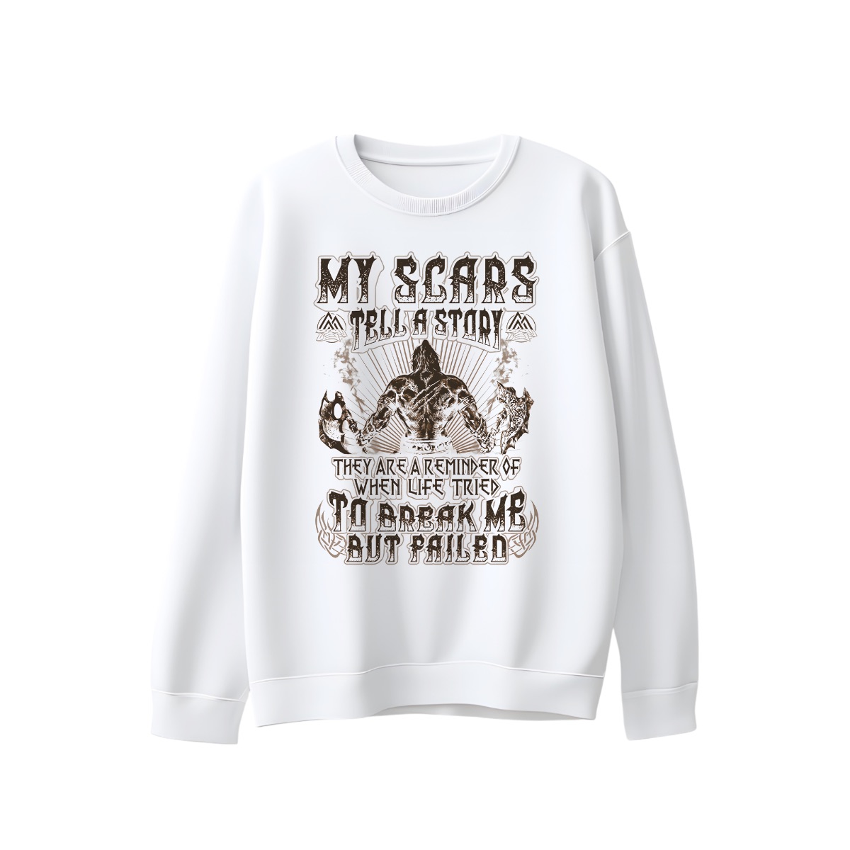 My Scars Tell a Story Graphic T-Shirt – Vintage Warrior Streetwear Tee