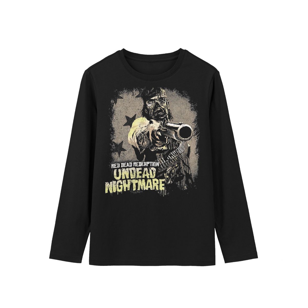 Red Dead Redemption Undead Nightmare Skull T-Shirt – Western Zombie Graphic Tee