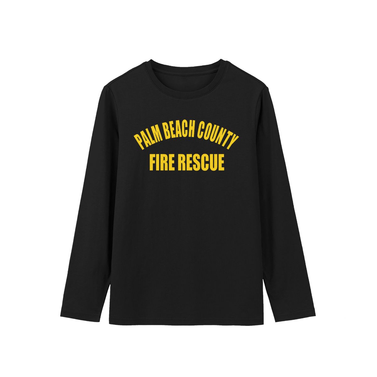 Palm Beach County Fire Rescue Logo Tee – Minimal Front Graphic Streetwear T-Shirt
