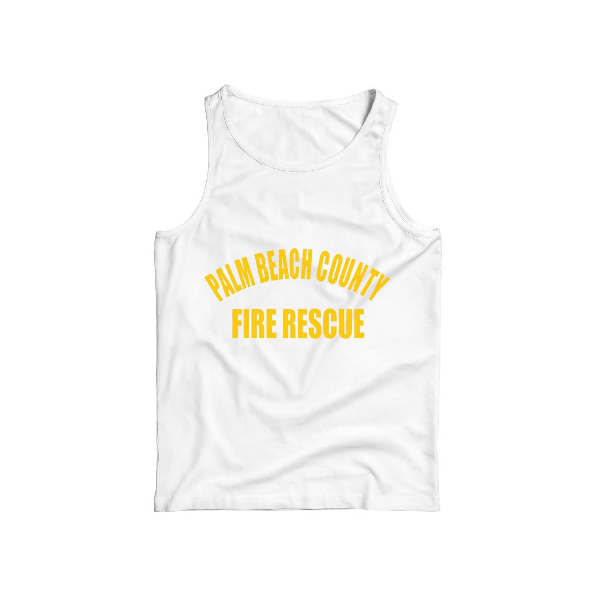 Palm Beach County Fire Rescue Logo Tee – Minimal Front Graphic Streetwear T-Shirt