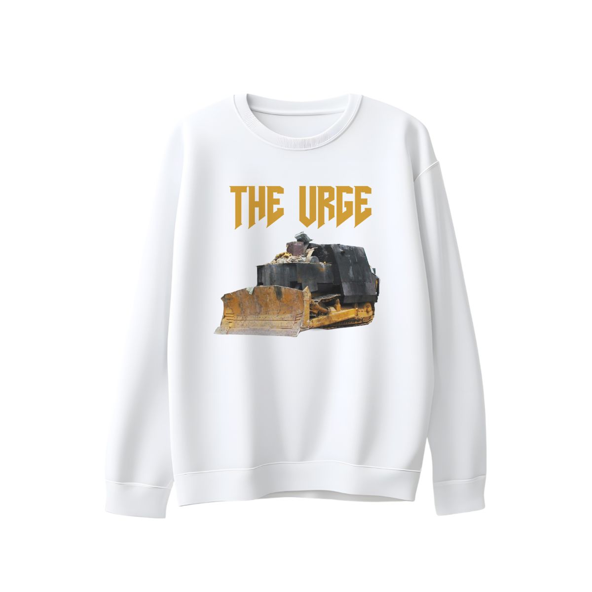 The Urge Graphic T-Shirt – Industrial Bulldozer Streetwear Heavy Graphic Tee