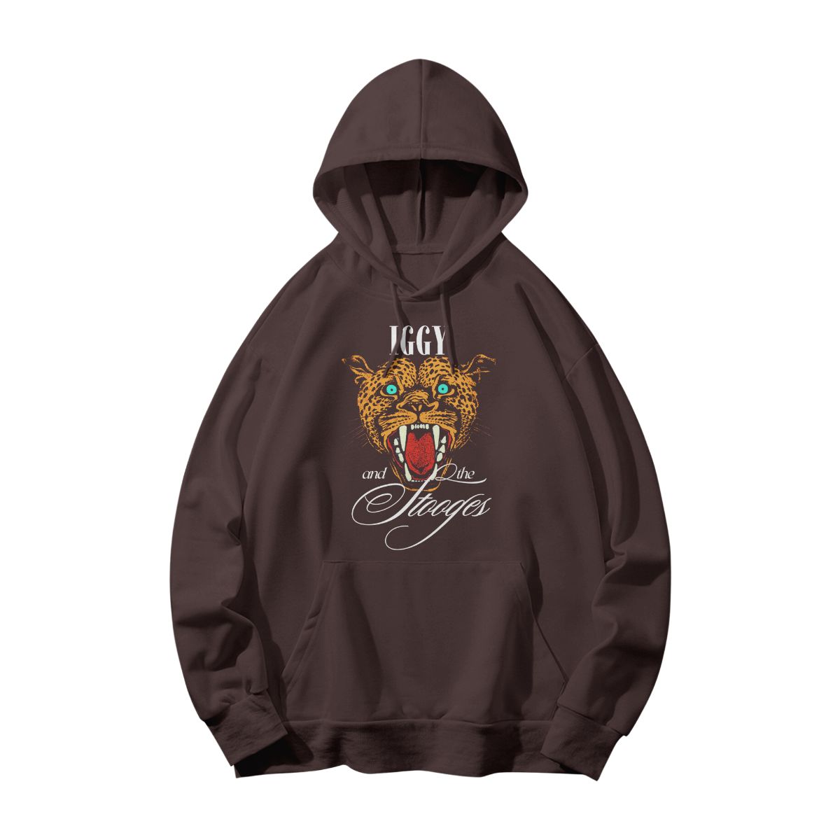 Iggy and The Stooges Leopard Graphic T-Shirt – Vintage Punk Rock Cat Tee