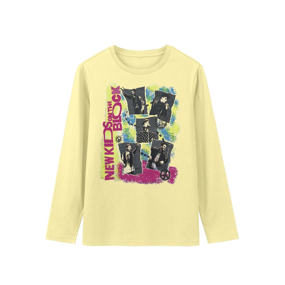 New Kids on the Block 1989 Vintage Pop Band T-Shirt Retro 80s Boy Band Graphic Tee 