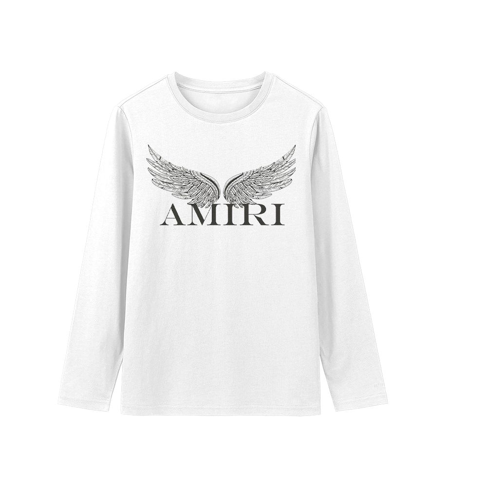  AMIRI Wings Vintage Streetwear T-Shirt, Luxury Fashion Graphic Tee, Retro Designer Shirt
