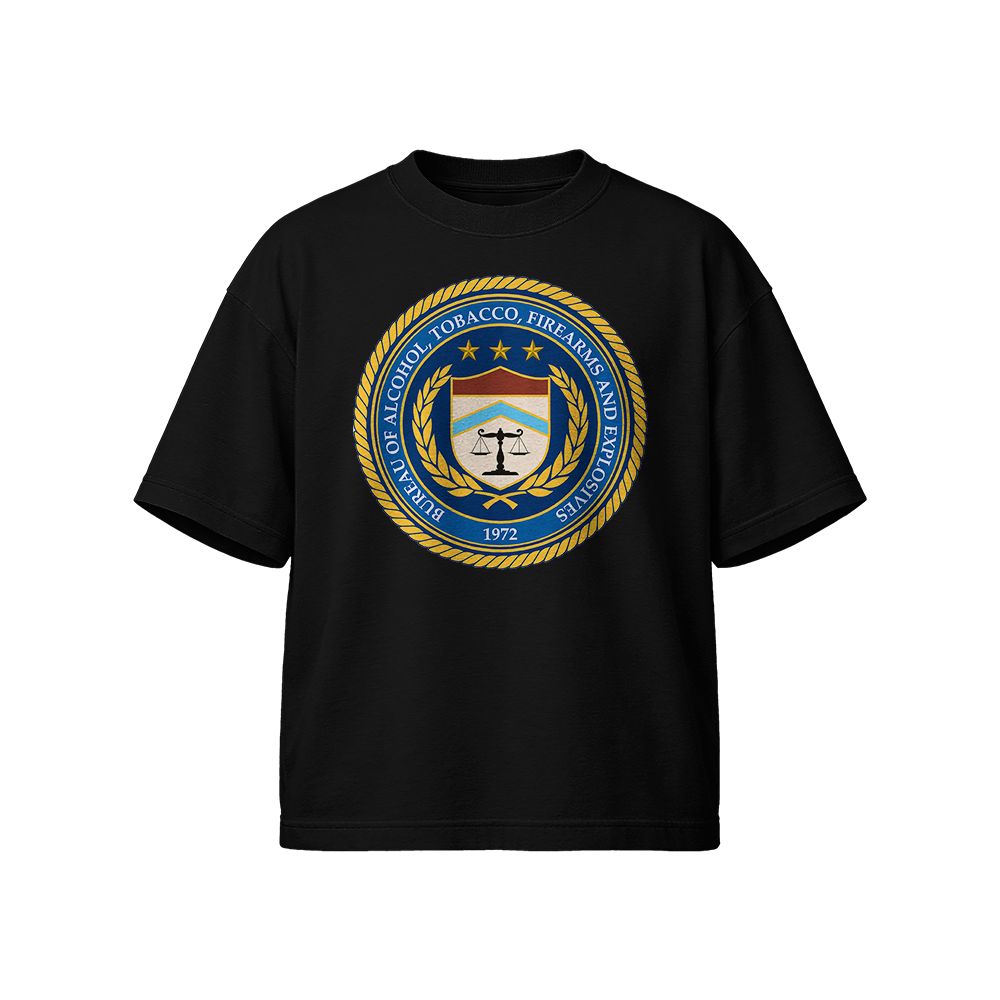 Vintage Federal Agency Inspired Tactical Style Graphic T-Shirt