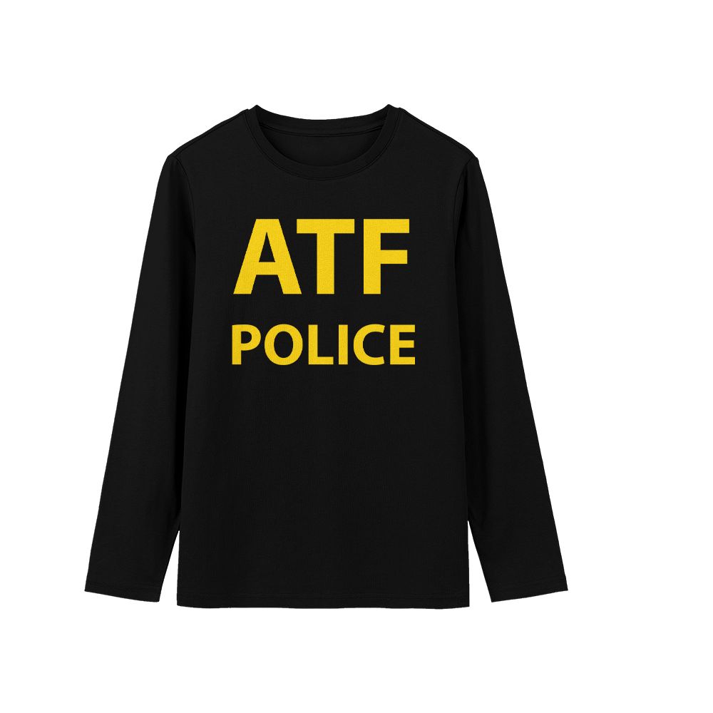 ATF Explosive Police Text Style Vintage Graphic T-Shirt