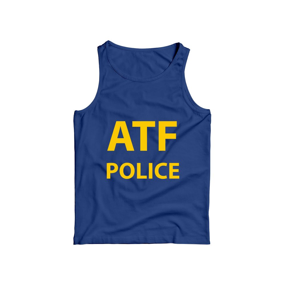 ATF Explosive Police Text Style Vintage Graphic T-Shirt