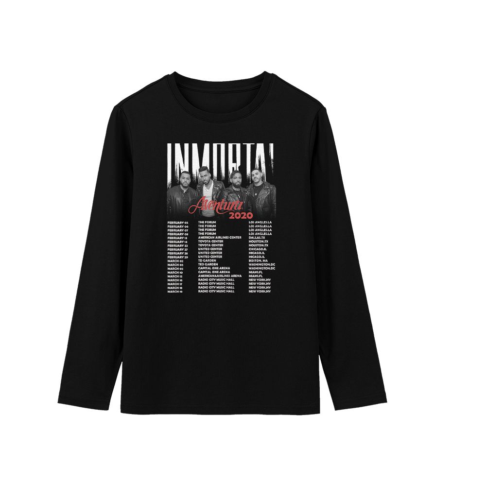 Aventura Immortal 2020 Tour Latin Music Concert Graphic T-Shirt