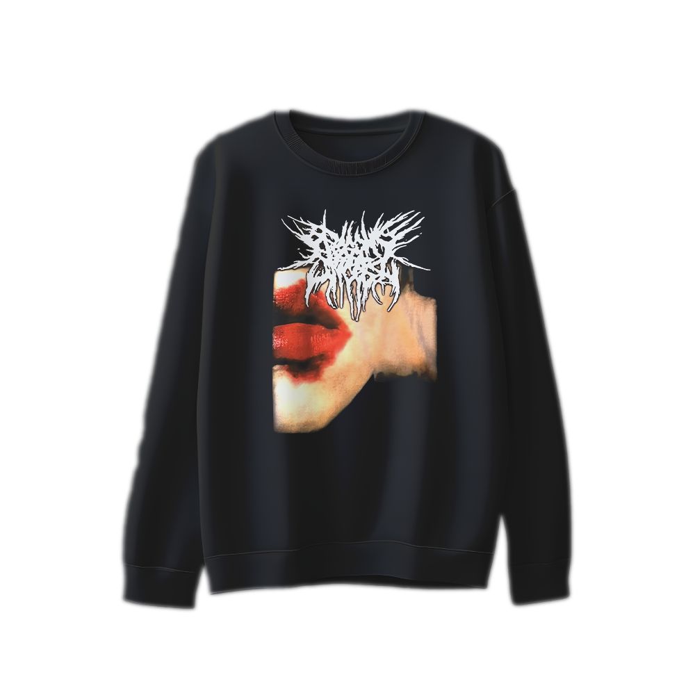 Awaiting The Fist Punk Lip Graphic Alternative T-Shirt