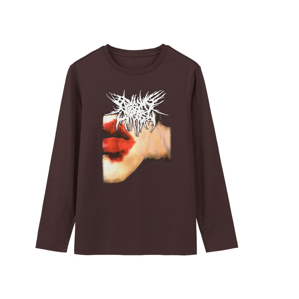 Awaiting The Fist Punk Lip Graphic Alternative T-Shirt
