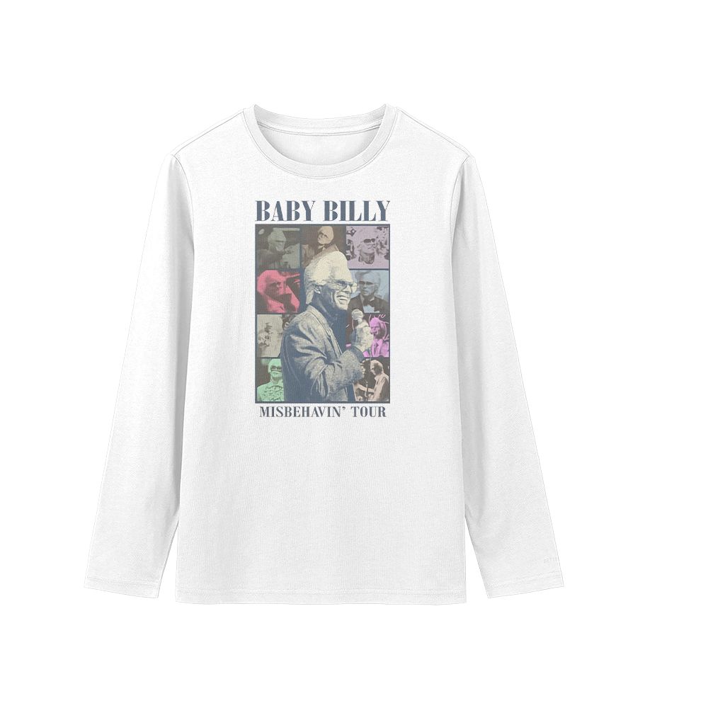 Baby Billy Misbehavin Tour Vintage TV Show Graphic T-Shirt Retro Comedy Fan Streetwear Tee
