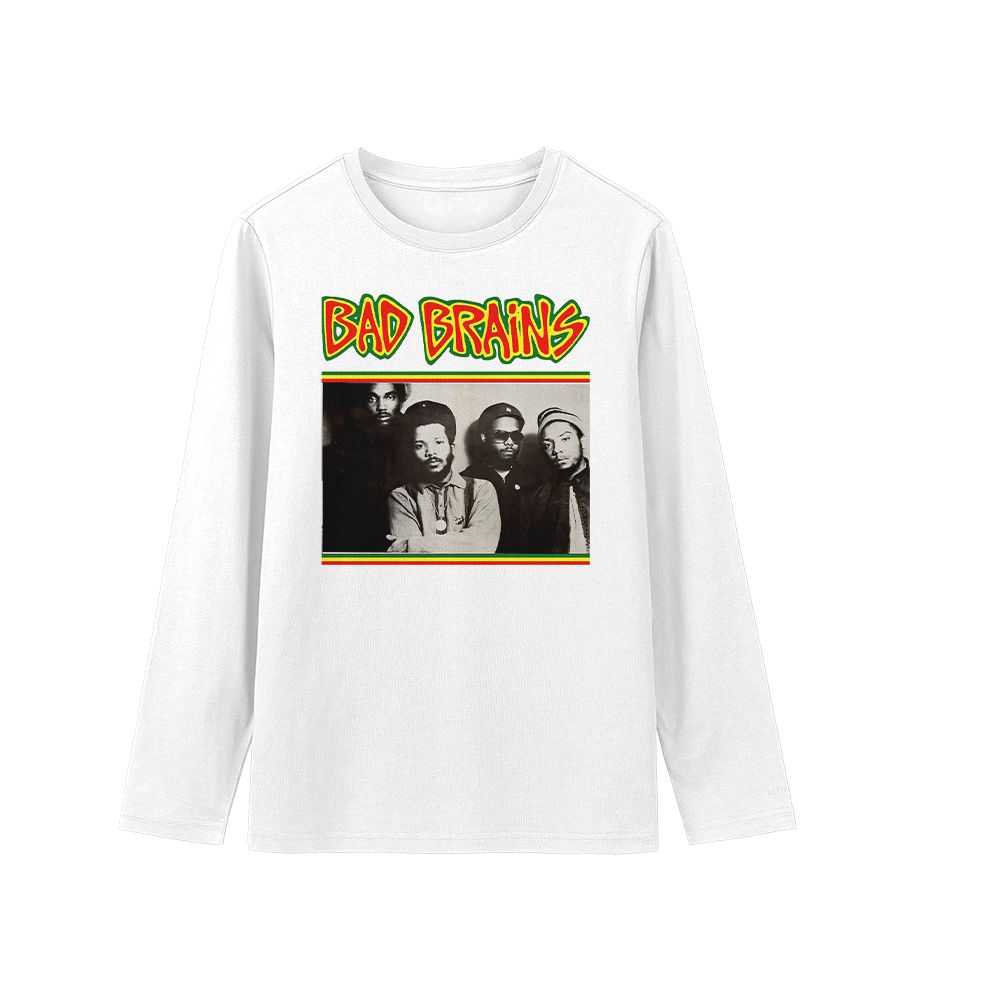 Bad Brains 1986–87 Tour White Vintage T-Shirt Classic Hardcore Punk Tee