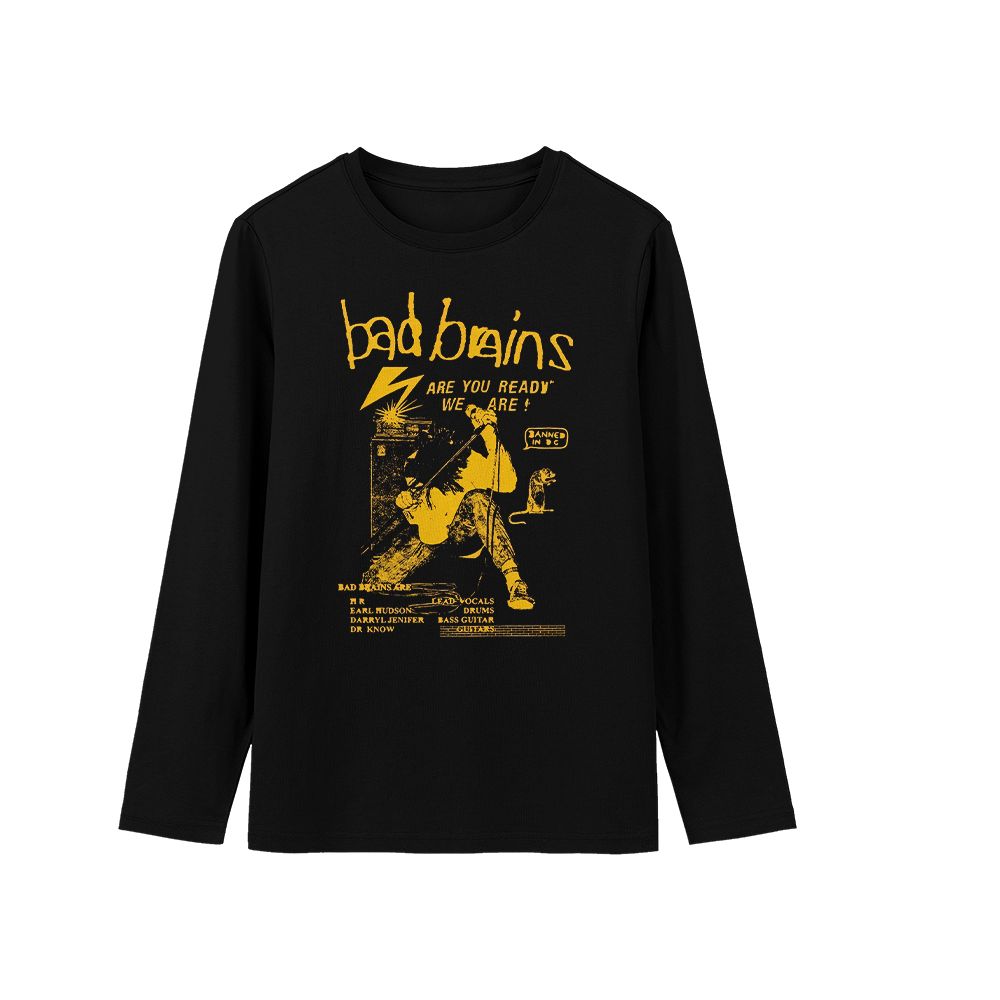 Bad Brains Vintage Edition Graphic T-Shirt Retro Punk Rock Streetwear Tee