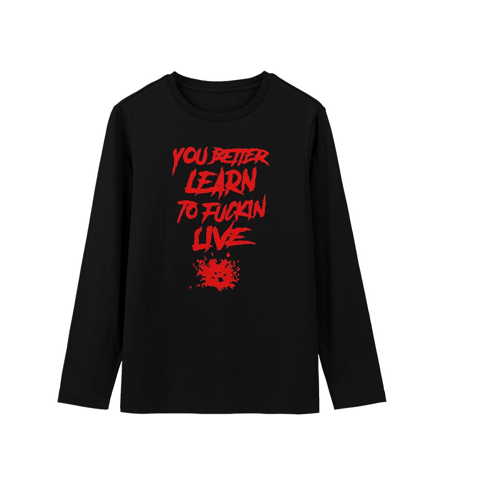 Bad Wolves “You Better Learn to Fu**in Live” Rock Band Graphic T-Shirt Cotton Tee