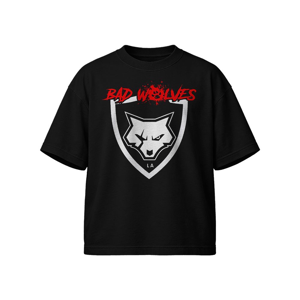 Bad Wolves LA Logo T-Shirt Modern Rock Band Minimalist Graphic Cotton Tee
