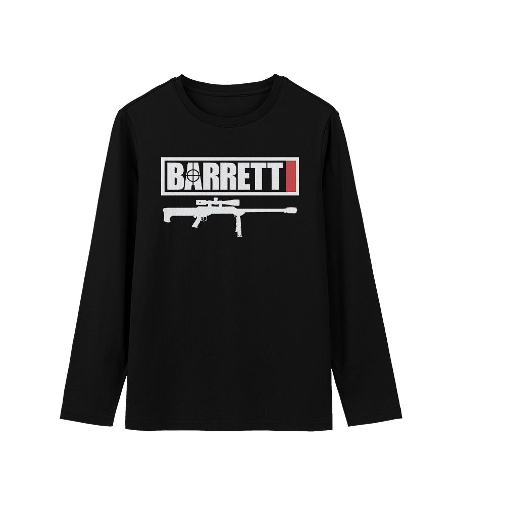 Barrett Firearms Tactical Graphic T-Shirt Military Style Cotton Tee Unisex