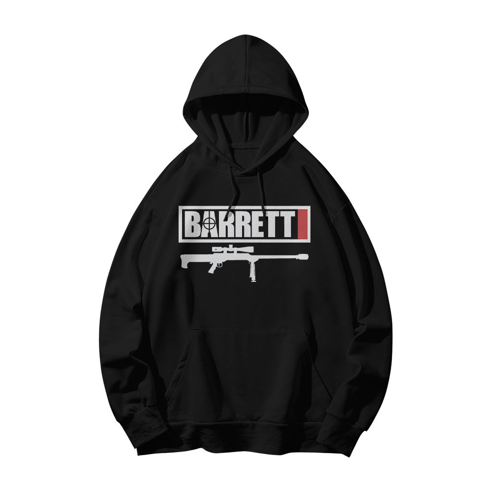 Barrett Firearms Tactical Graphic T-Shirt Military Style Cotton Tee Unisex