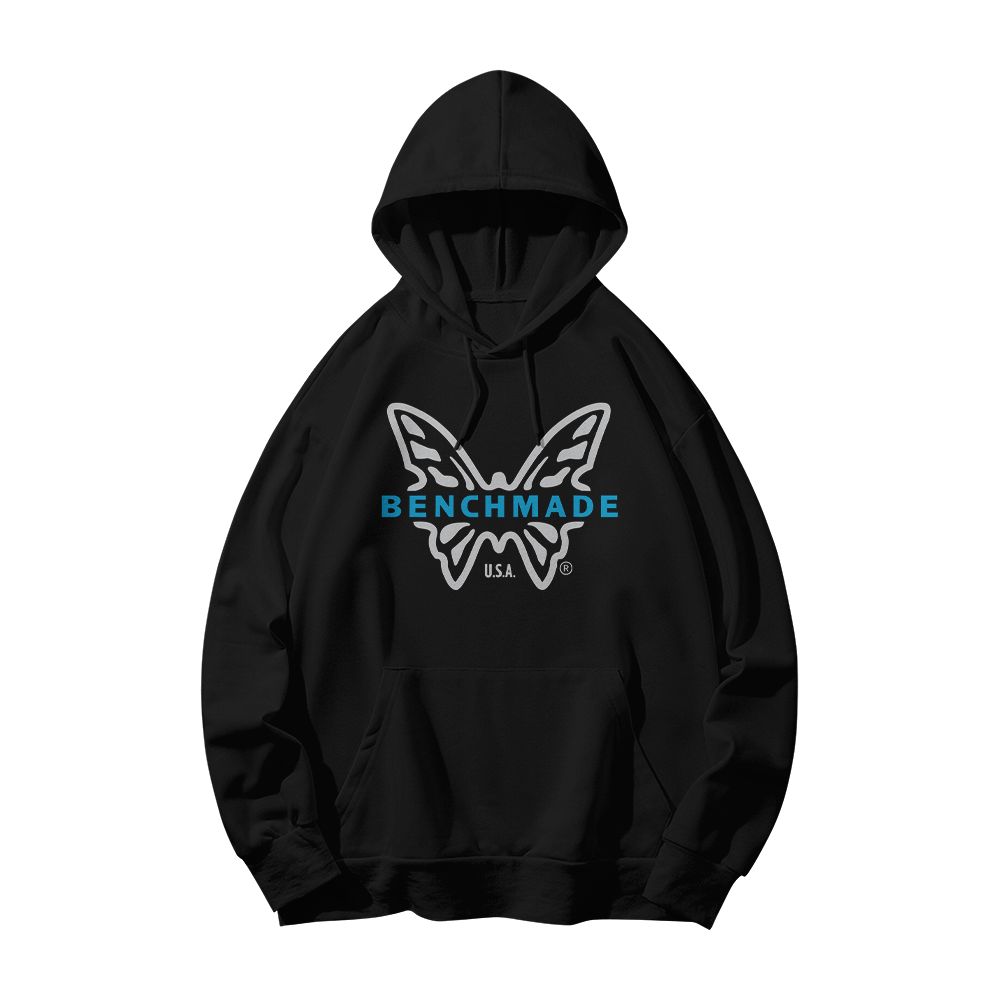 Benchmade Knife Butterfly Logo Vintage T-Shirt, USA Tactical Brand Graphic Tee, Outdoor EDC Streetwear Shirt