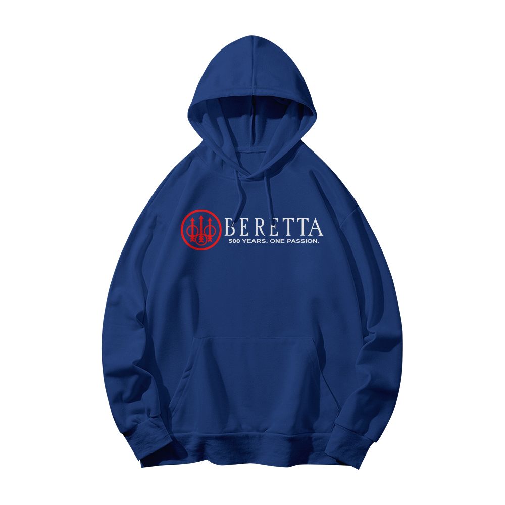 Beretta 500 Years One Passion Vintage Logo T-Shirt, Italian Heritage Brand Graphic Tee, Classic Lifestyle Shirt
