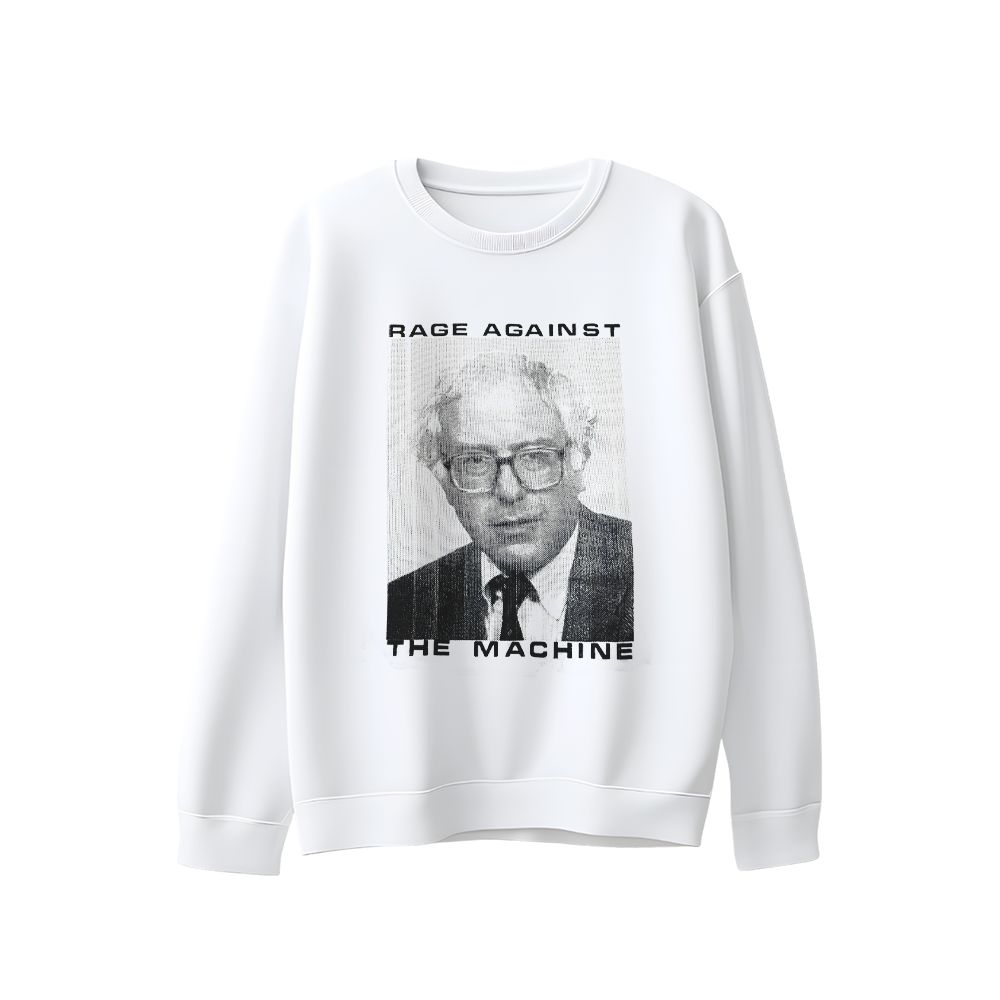 Bernie Sanders Rage Against The Machine Vintage T-Shirt, Political Rock Mashup Graphic Tee, Protest Streetwear