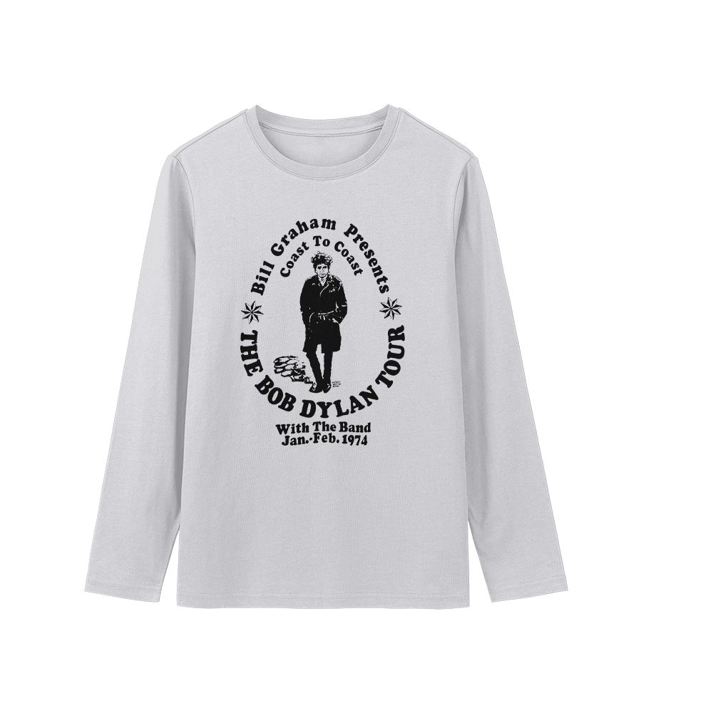 Bill Graham Presents Bob Dylan and The Band Vintage Concert T-Shirt, Classic Rock Tour Graphic Tee