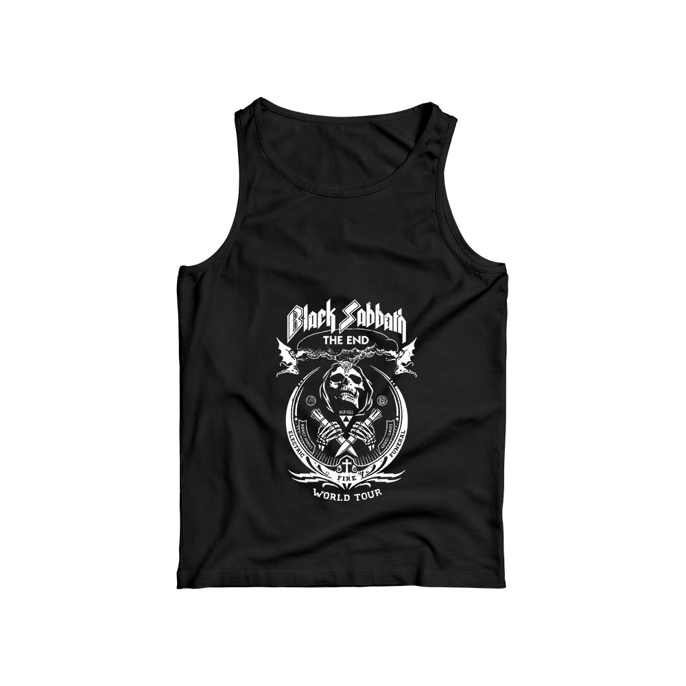 Black Sabbath The End World Tour T-Shirt – Final Tour 2016–2017 Vintage Heavy Metal Band Tee, Ozzy Osbourne Graphic Shirt