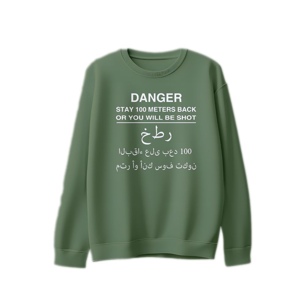 Black Water Danger T-Shirt – Tactical Dark Graphic Tee, Military Streetwear Shirt, Premium Cotton Unisex