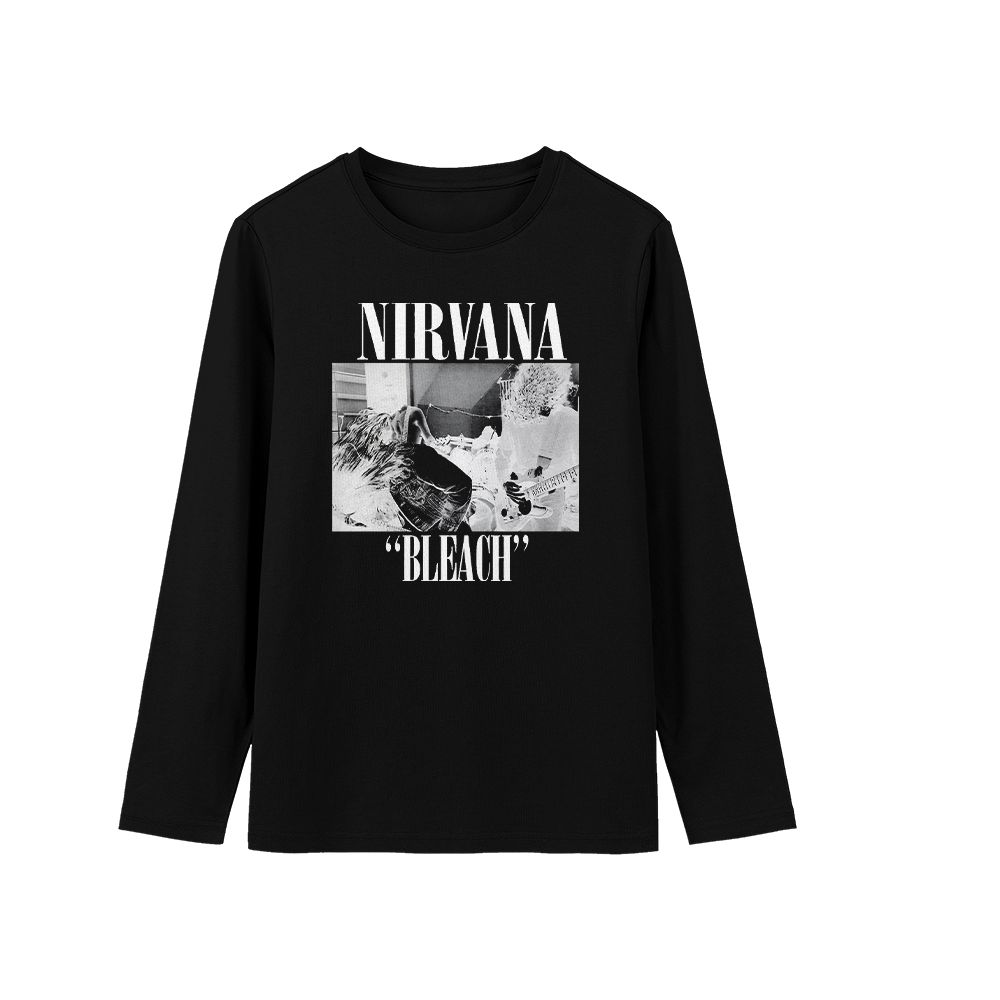 Nirvana "BLECH" T-Shirt Minimalist Grunge Graphic Tee Edgy Streetwear Shirt Soft Cotton Unisex
