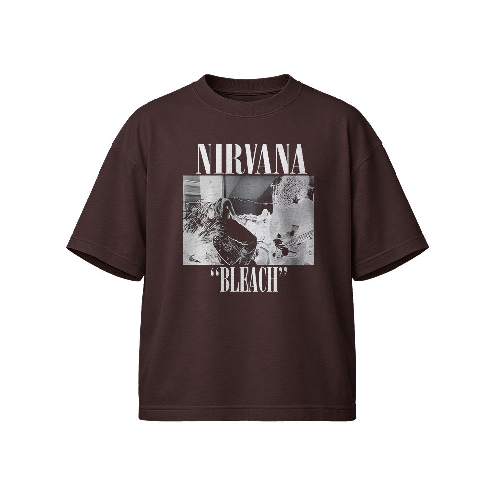 Nirvana "BLECH" T-Shirt Minimalist Grunge Graphic Tee Edgy Streetwear Shirt Soft Cotton Unisex