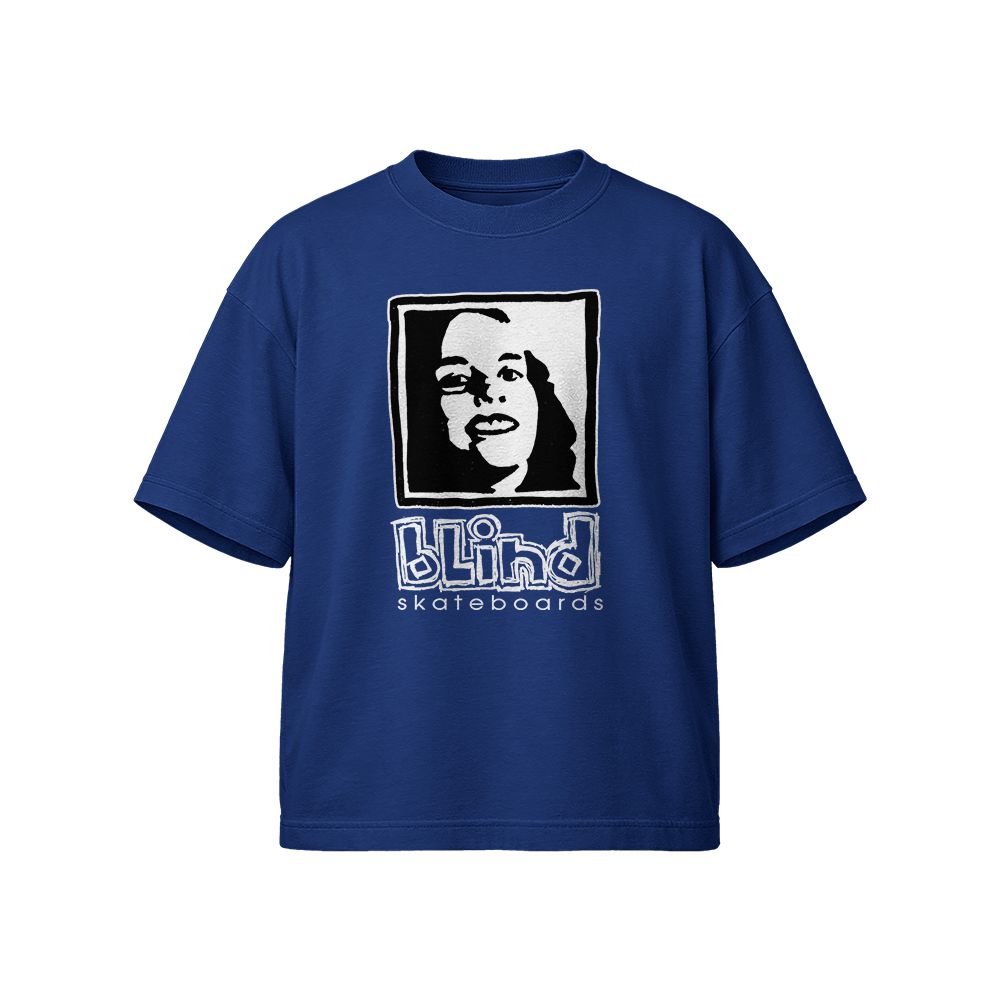 Blind Skateboards T-Shirt Vintage Logo Graphic Tee Retro Skate Streetwear Shirt Soft Cotton Unisex