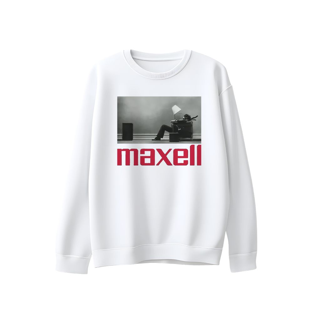 Blown Maxell T-Shirt Retro Cassette Graphic Tee Vintage Audio Parody Shirt Streetwear Soft Cotton Unisex