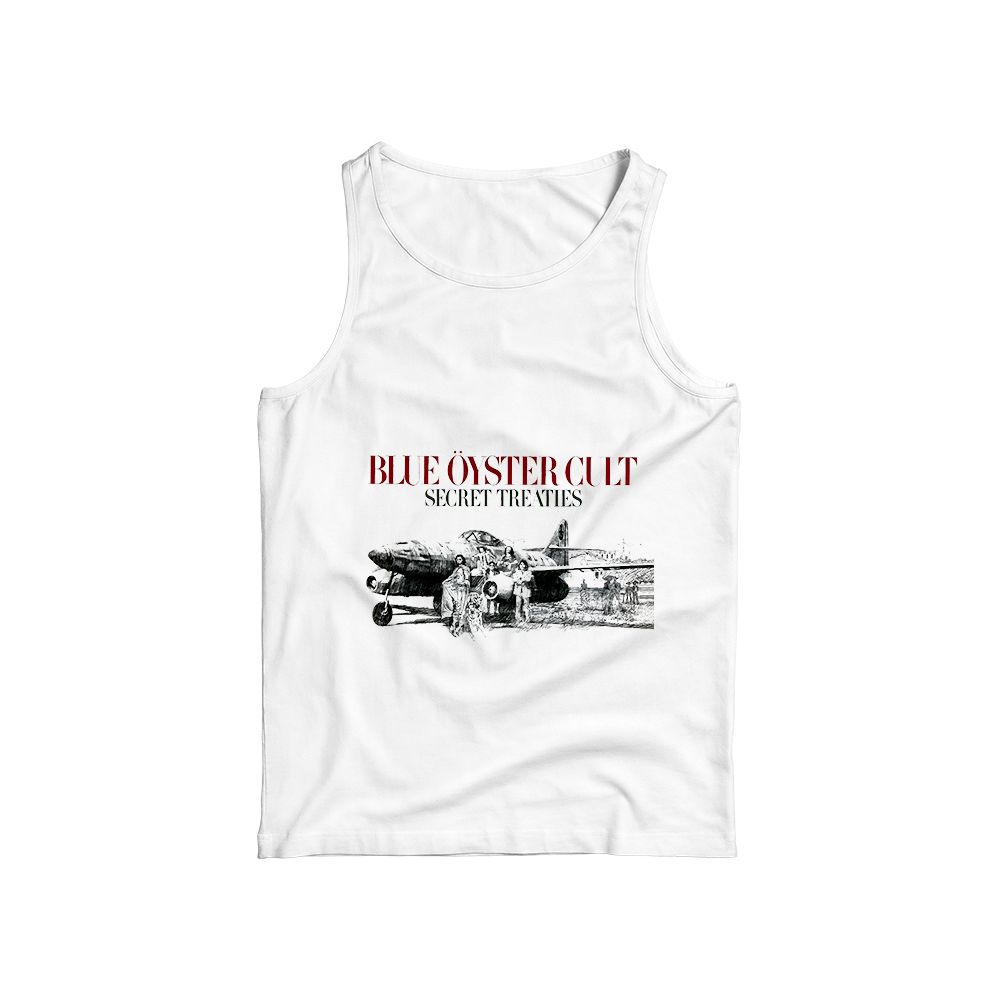 Blue Oyster Cult Secret Treaties T-Shirt Vintage Rock Band Graphic Tee Retro Album Style