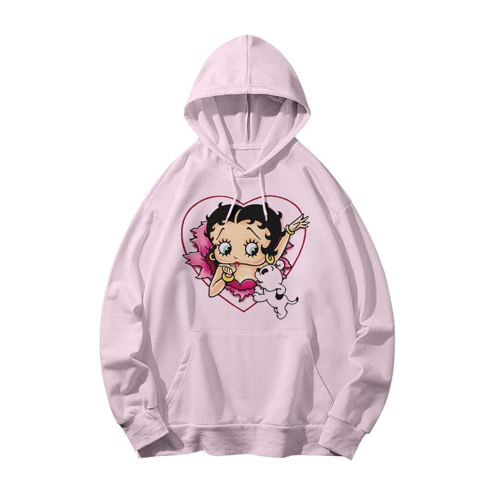 Betty Boop “I Love Betty & Pudgy” Vintage Cartoon T-Shirt – Retro Classic Character Tee